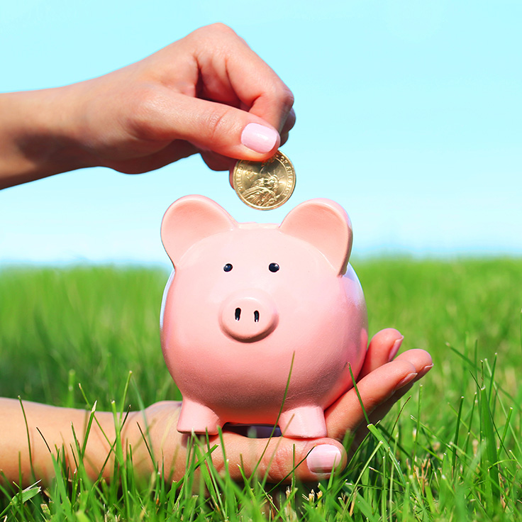 4 tips to keep money goals on track Piggy Bank