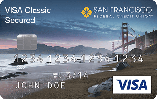 Visa Classic Secured credit card