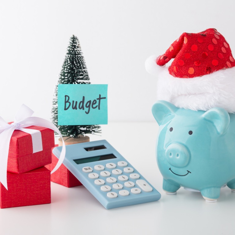 Christmas budget concept