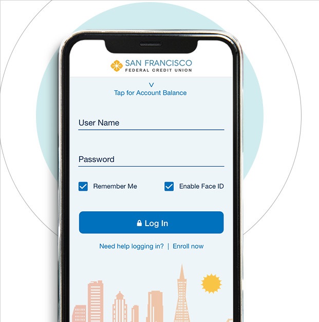 Mobile banking login