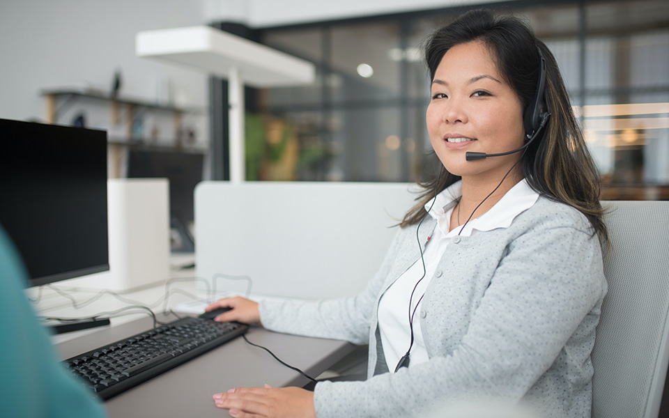 call center rep